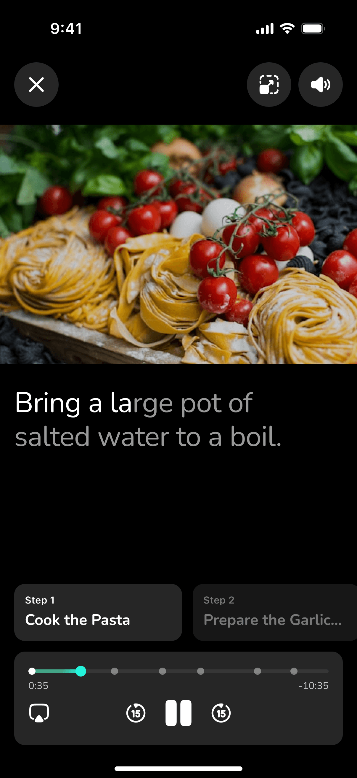 Better Eat project screen 1